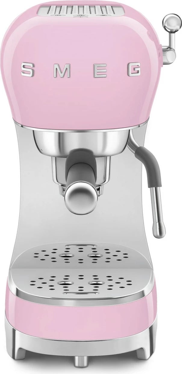 Makinë kafeje SMEG ECF02PKEU, manuale, 2 filxhanë, 1350W, rozë