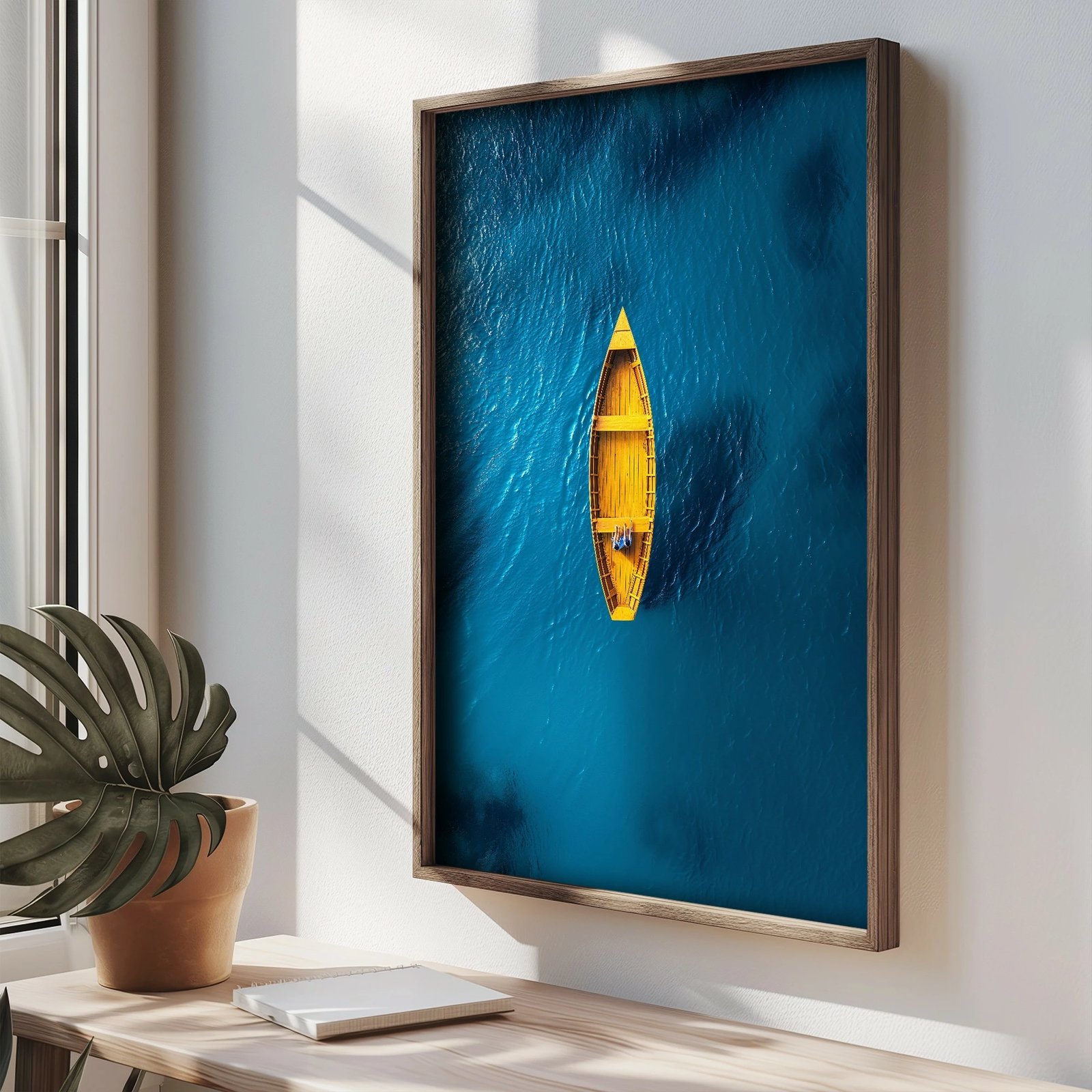 Pikturë dekorative me kornizë MDF, Wallity, TUN086-XL, shumëngjyrëshe, 50x70x3.5cm