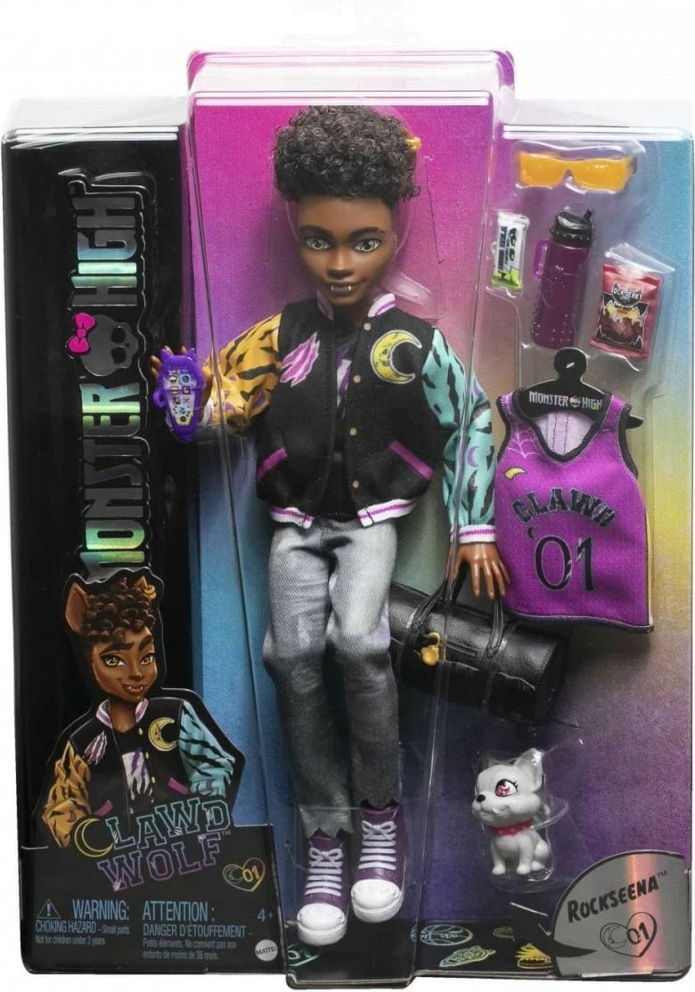 Kukull Monster High Mattel Clawd Wolf HNF65 me aksesorë