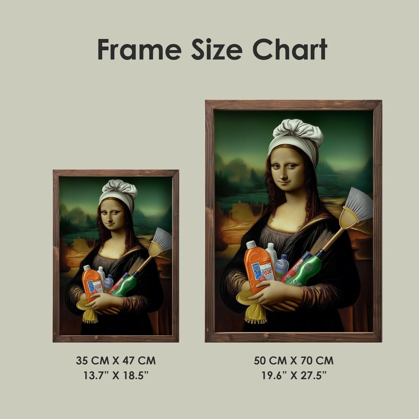 Pikturë dekorative me kornizë MDF, Wallity, TUN041-XL, shumëngjyrëshe, 50x70x3.5cm