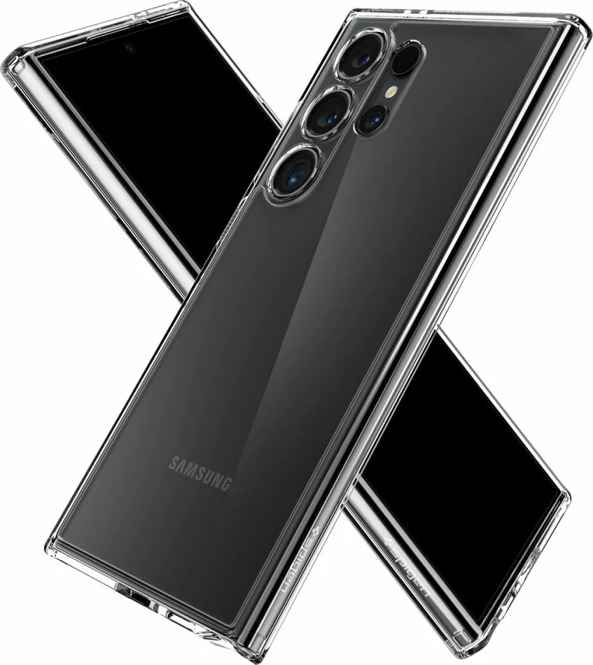 Mbështjellës Spigen Ultra Hybrid për Samsung Galaxy S24 Ultra, Transparent