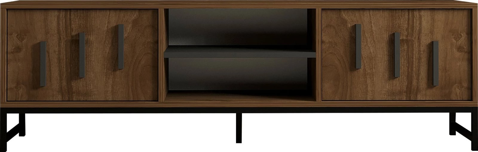 Komodë TV Hanah Home, formë drejtkëndëshe, ngjyrë arre