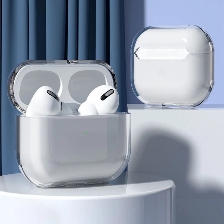 Mbështjellës Hurtel për AirPods 3, i fortë, transparent