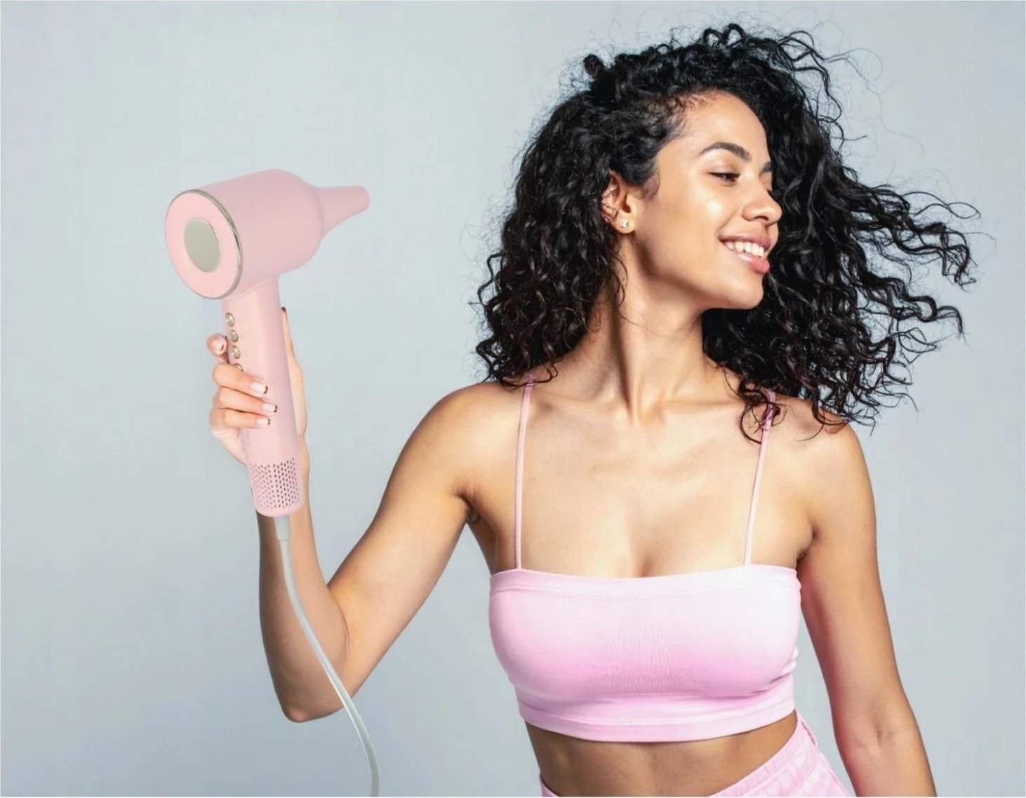 Tharëse flokësh Zehnder Flavia S1000R, 1600W, rozë