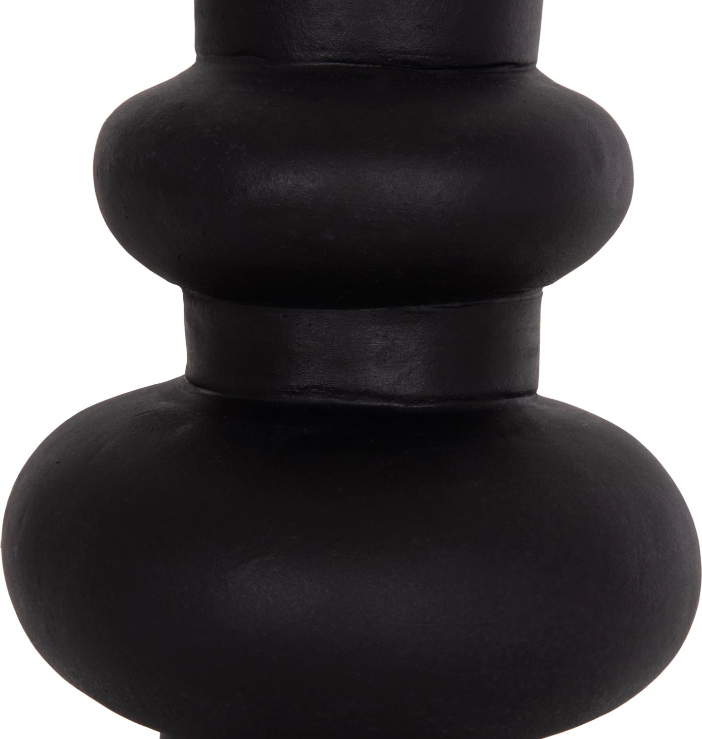 Vazo dekorative tavoline LEMA, terrakotë e zezë, FH4664.01M, 22x29cm