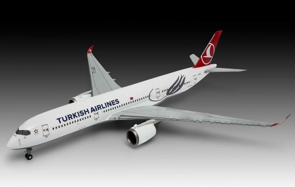 Model plastik avion Revell Airbus A350-900 Turkish Airlines, 1:144, 120 pjesë