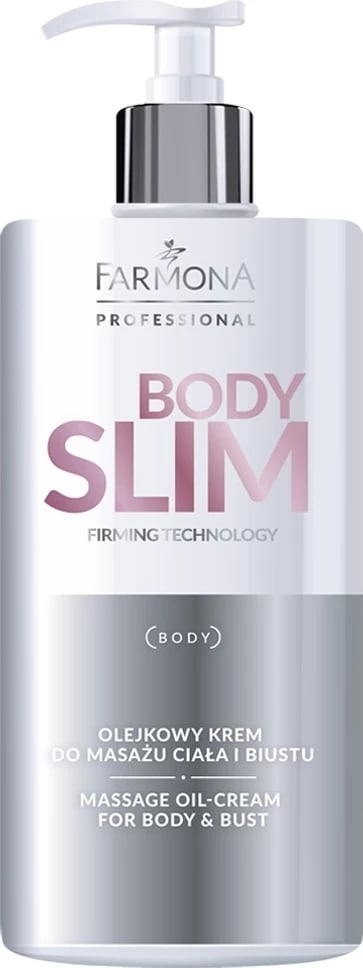 Krem për trup dhe gjoks për femra Farmona Professional Body Slim Oil Massage Cream 500ml