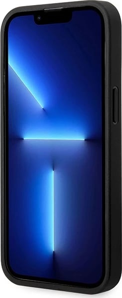 Mbështjellës BMW BMHMP14L22RFGK për iPhone 14 Pro 6.1", lëkurë, MagSafe, i zi