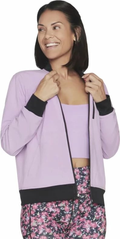 Jakne bomber Skechers për femra, rozë