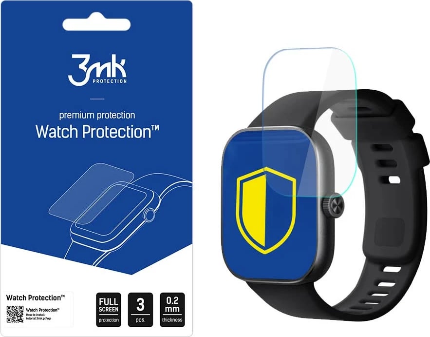 Mbrojtës ekrani për smartwatch 3mk Protection FlexibleGlass Lite për Xiaomi Redmi Watch 4