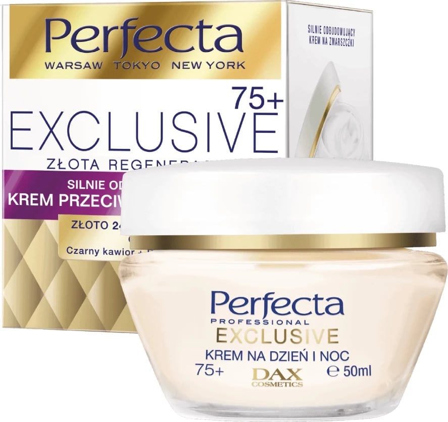 Krem për fytyrë për femra Perfecta Exclusive Day and Night Face Cream 75+, 50ml