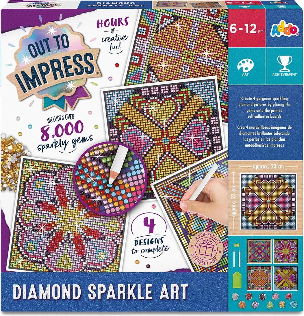 Seti Artistik “Diamond Sparkle Art” nga Out to Impress