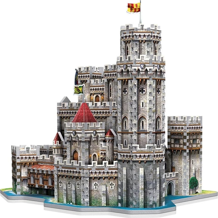 Puzzle 3D WREBBIT 3D King Arthur's Camelot, 865 pjesë