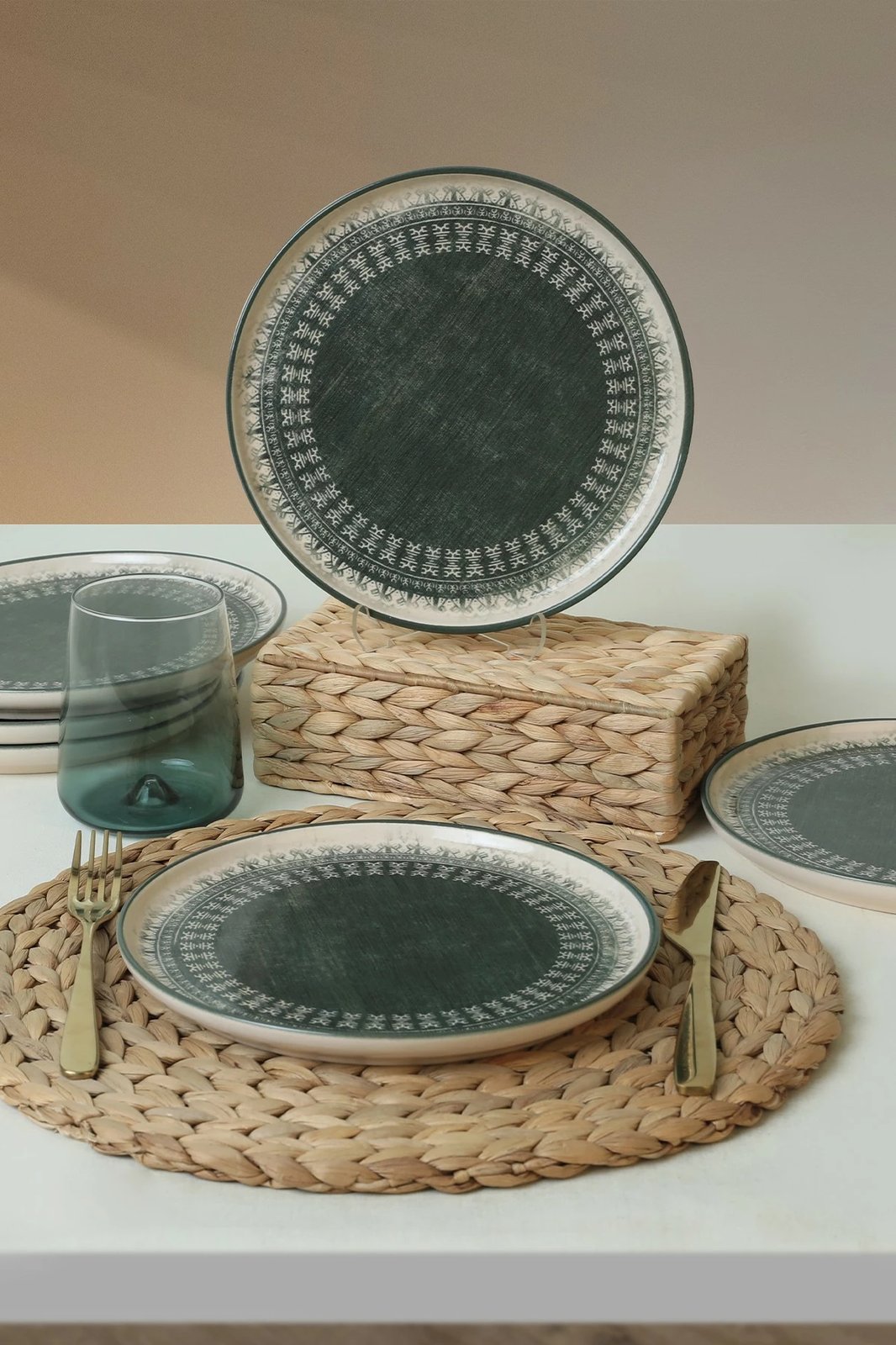 Set për shërbim torte (6 copë), Hermia Concept, krem, X0001531400000000000000000