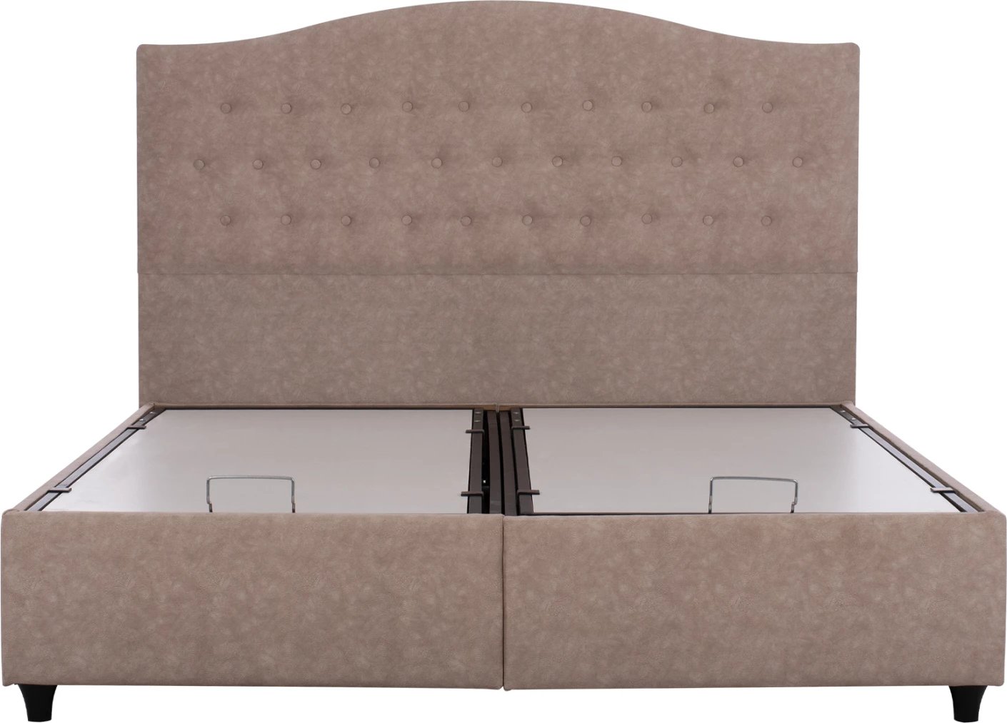 Krevat MALENA, me hapësirë ruajtjeje, pëlhurë nubuck, 160x200