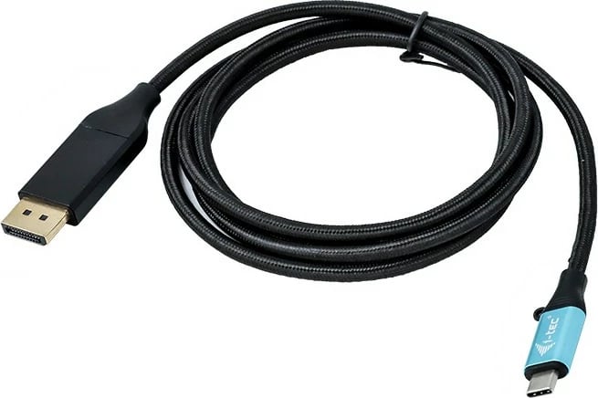 Kabllo adapter I-Tec USB-C në DisplayPort 1.5m, 4K, e zezë