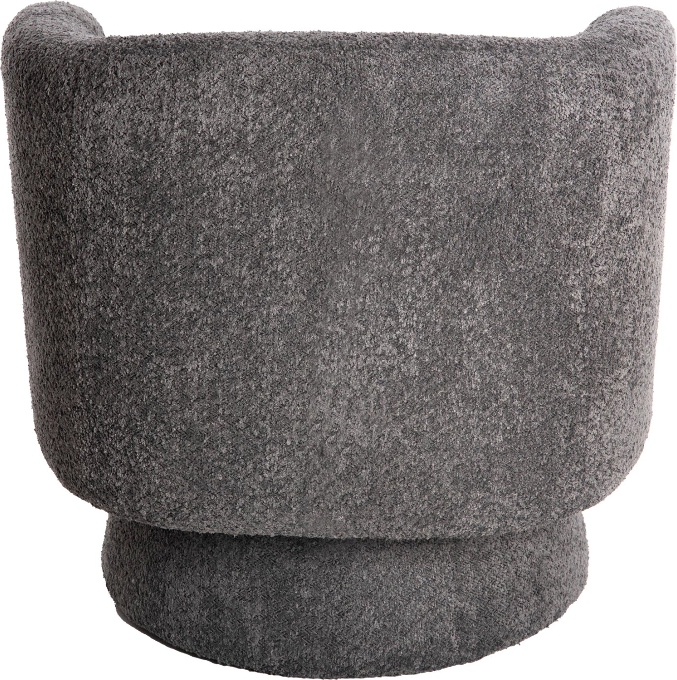 Karrige rrotulluese KARLEN FH9592.01, pëlhurë boucle gri, 78x81x77H cm