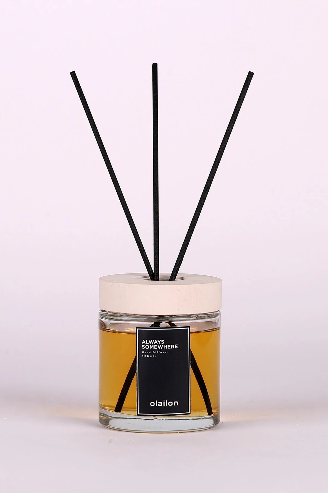 Shkopinj aromatizues, aromë mango, kapak betoni, ngjyrë bezhë, 120ml