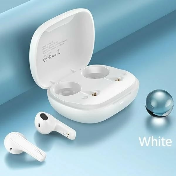 Kufje TWS USAMS SM Series BHUSM01, Bluetooth 5.0, të bardha me kuti karikimi