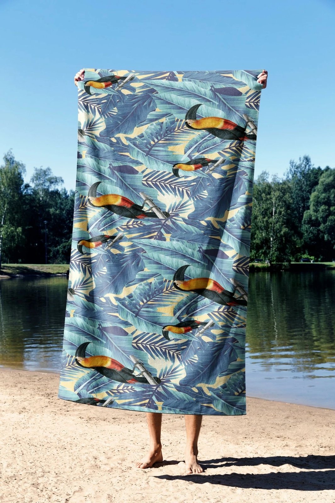 Peshqir plazhi Mijolnir, Tropic, 90x150cm