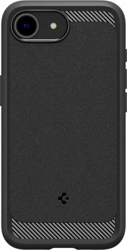 Mbështjellës Spigen Rugged Armor MagSafe për iPhone 16e, i zi