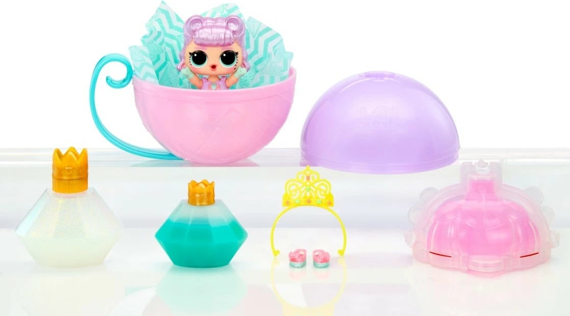 Kukull L.O.L. Surprise Princess Tots, MGA, 1 copë, me fustan që ndryshon ngjyrë