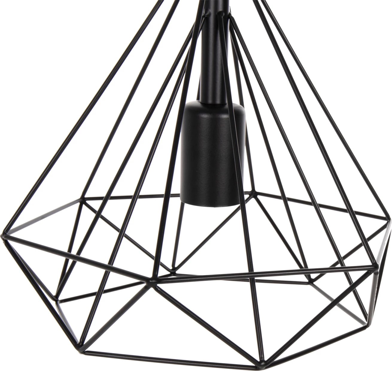 Llambë varëse tavani, kapak metali i zi, FH4063, 25x22x123H cm Llambë varëse tavani, kapak metali i zi, FH4063, 25x22x123H cm