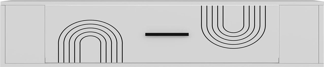 Komodë TV, ngjyrë e bardhë, Skye Decor, Restol 2