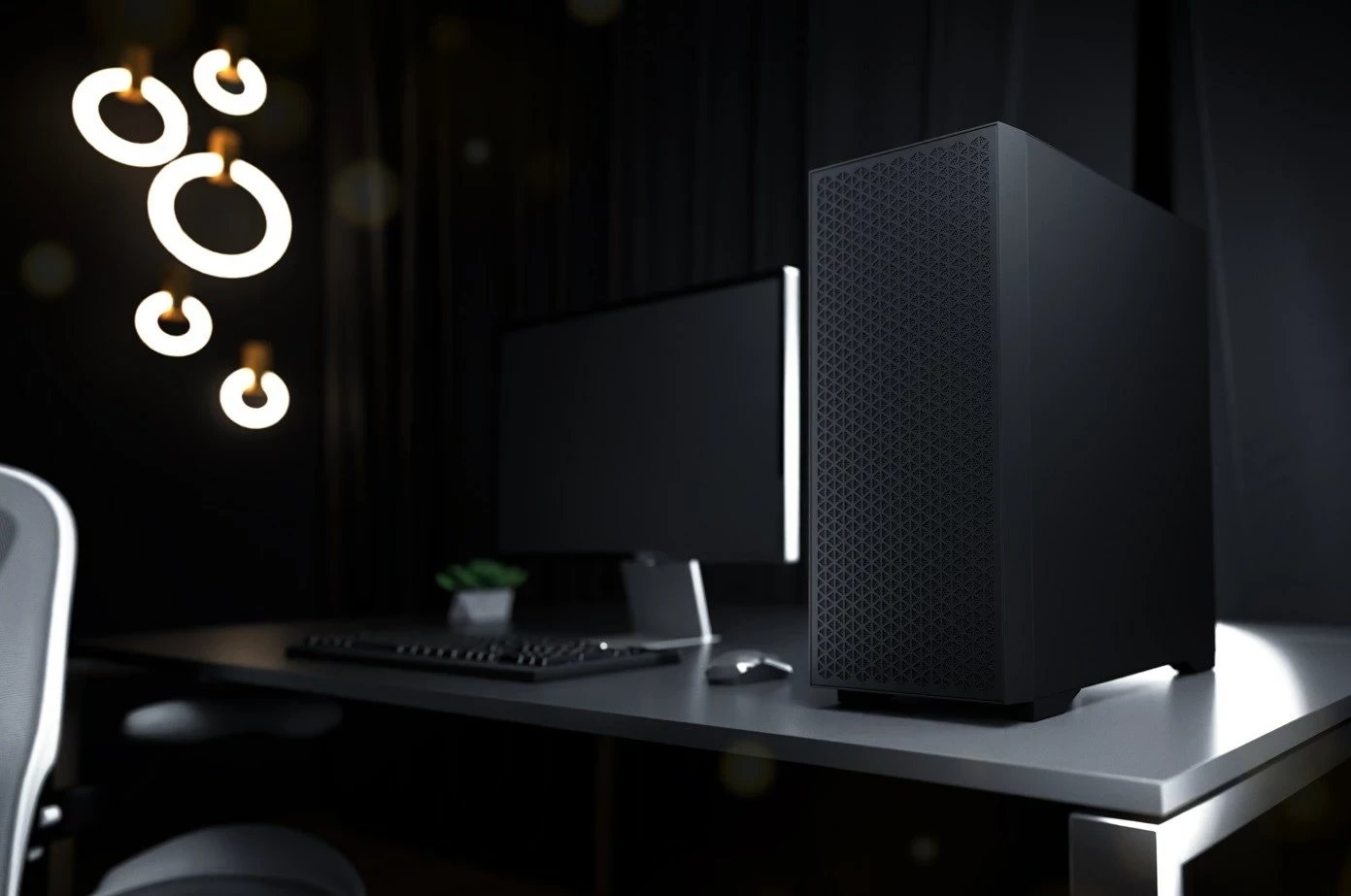 Kasë LOGIC DART PRO SOLID MIDI USB-C, PC, E zezë