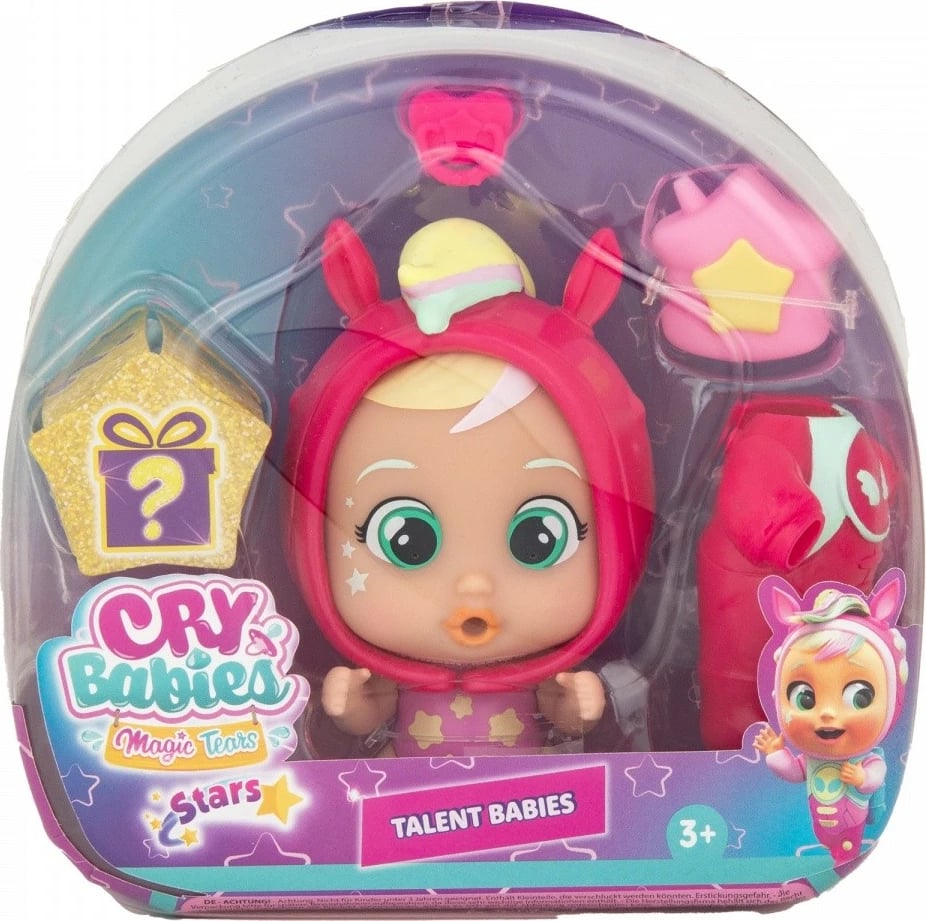 Kukull Cry Babies Magic Tears Di Stars Talent, Tm Toys, IMC916135, për vajza, plastikë, rozë Kukull Cry Babies Magic Tears Di Stars Talent, Tm Toys, IMC916135, për vajza, plastikë, rozë