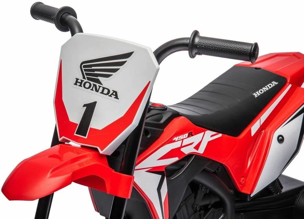 motoçikletë elektrike për fëmijë, Baby Mix, Honda CRF 450R, tre rrota, e kuqe