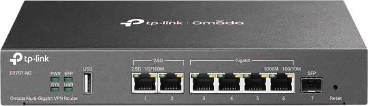 Router VPN multi-gigabit TP-Link ER707-M2 porta 2.5G dhe Gigabit Omada