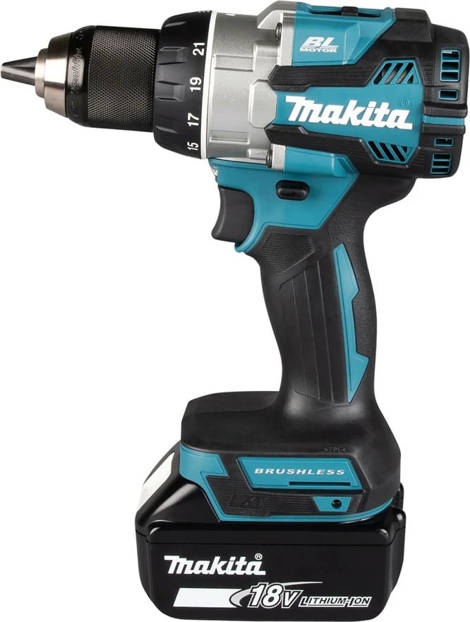 Vidë elektrike Makita DDF489Z, brushless, 18V, Li-Ion, kaltër/zezë