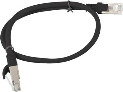 Patchkord Lanberg Cat6 UTP 0.5m, 10 copë, E zezë