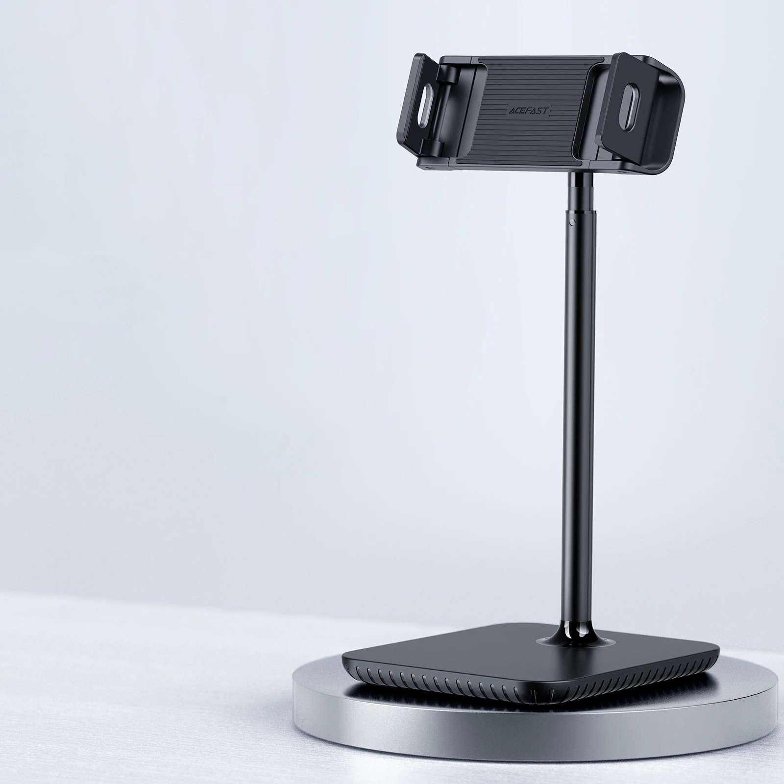 Mbajtës teleskopik Acefast E4 për tavolinë, për celularë dhe tabletë, 135-230mm, 360°, zi