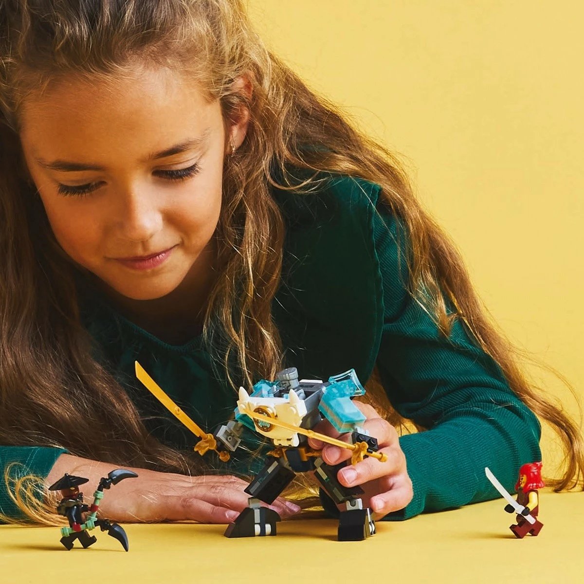 Set LEGO Ninjago Zane's Battle Armor Mech 71827, 92 pjesë, për fëmijë