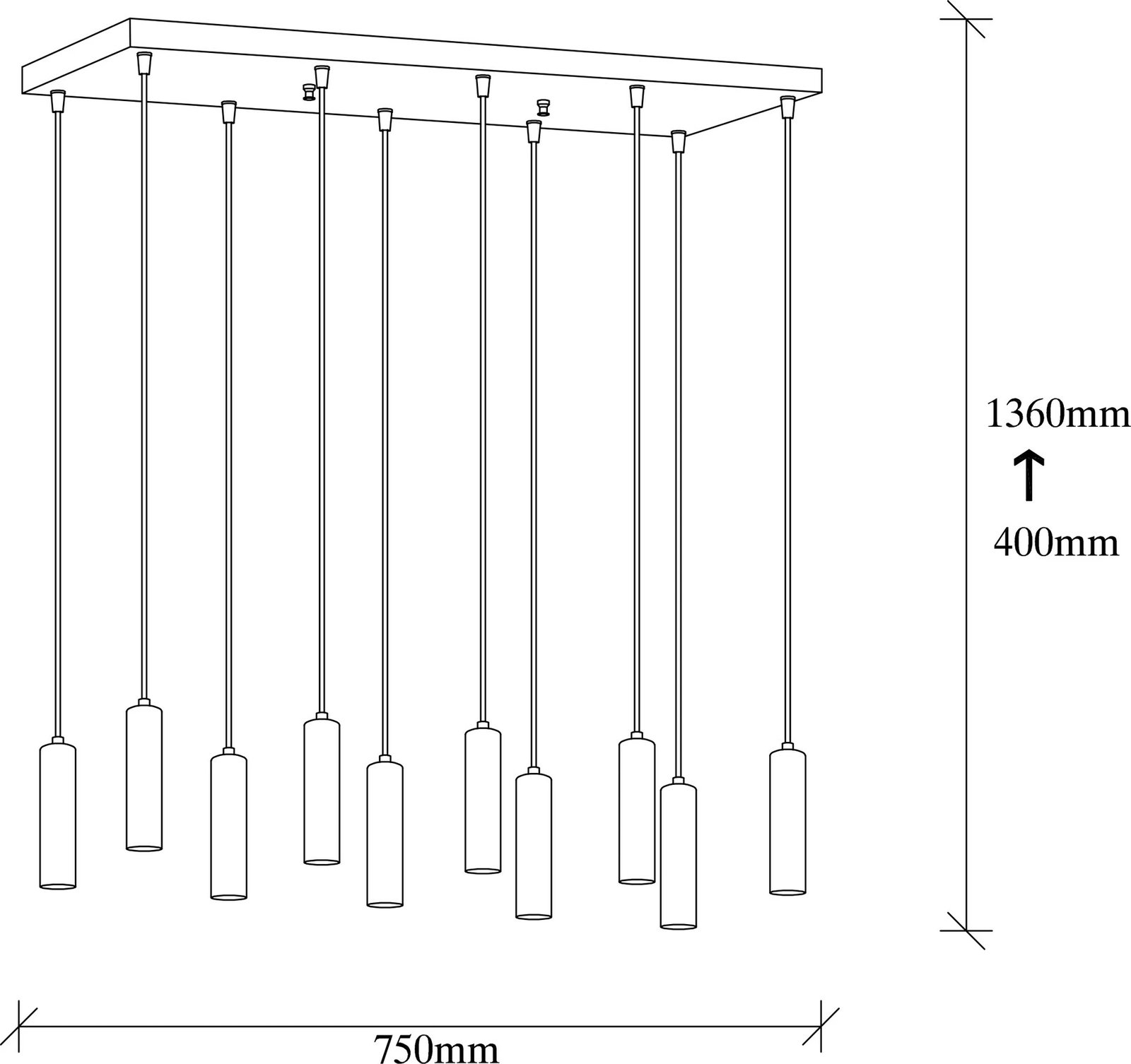 Llambë tavani Opviq, Tempo - 6037, stil vintage