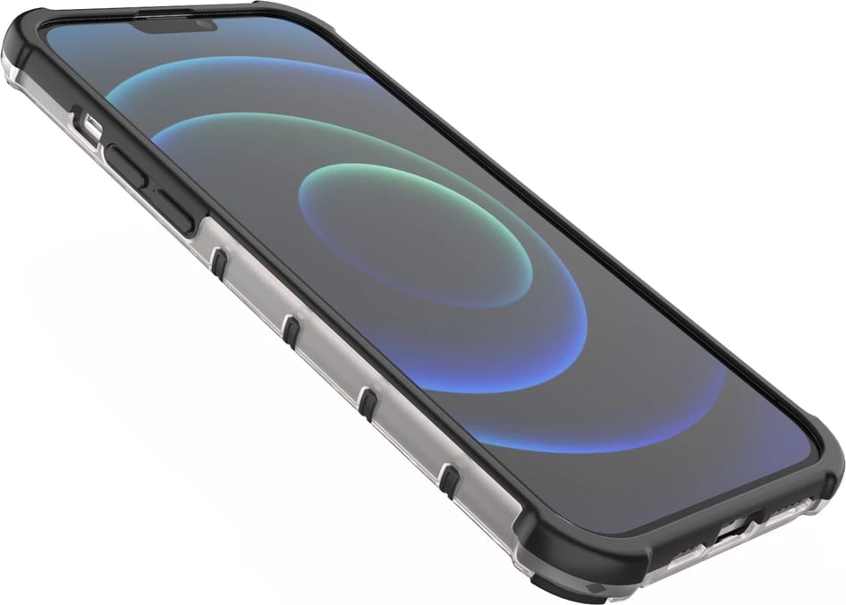 Mbështjellës Hurtel Honeycomb për iPhone 13 Pro Max, i zi