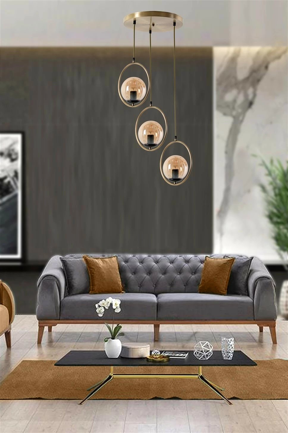 Llambë tavani Opviq, bakër, 8489-3