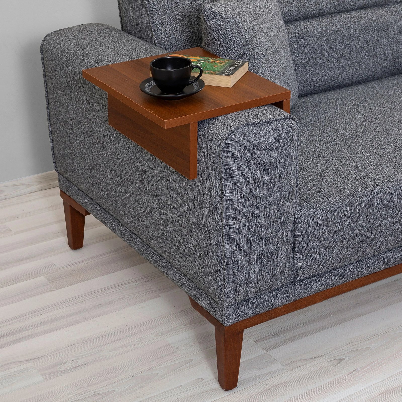 Divan-krevat 3 vende, Atelier del Sofa, Liones 3, ngjyrë gri e errët