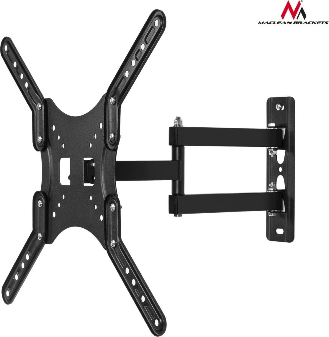 Mbajtës muri për TV/monitor Maclean MC-759 13-60\", deri 30 kg, VESA 400x400, i zi