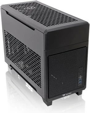 Kasë, Thermaltake TR100 Mini CA-11A-00S1NN-00, Mini ITX Mini Tower, SFX, pa ndriçim, e zezë