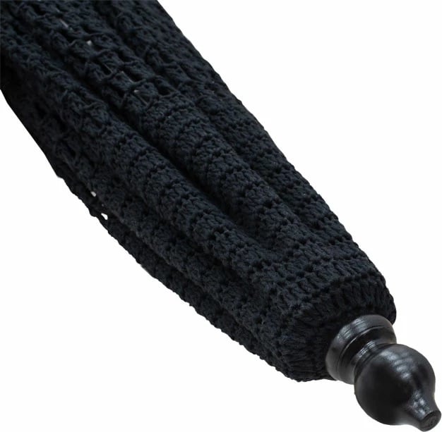 Ombrellë Brilie dru-makrame D2.70x2.60m e zezë