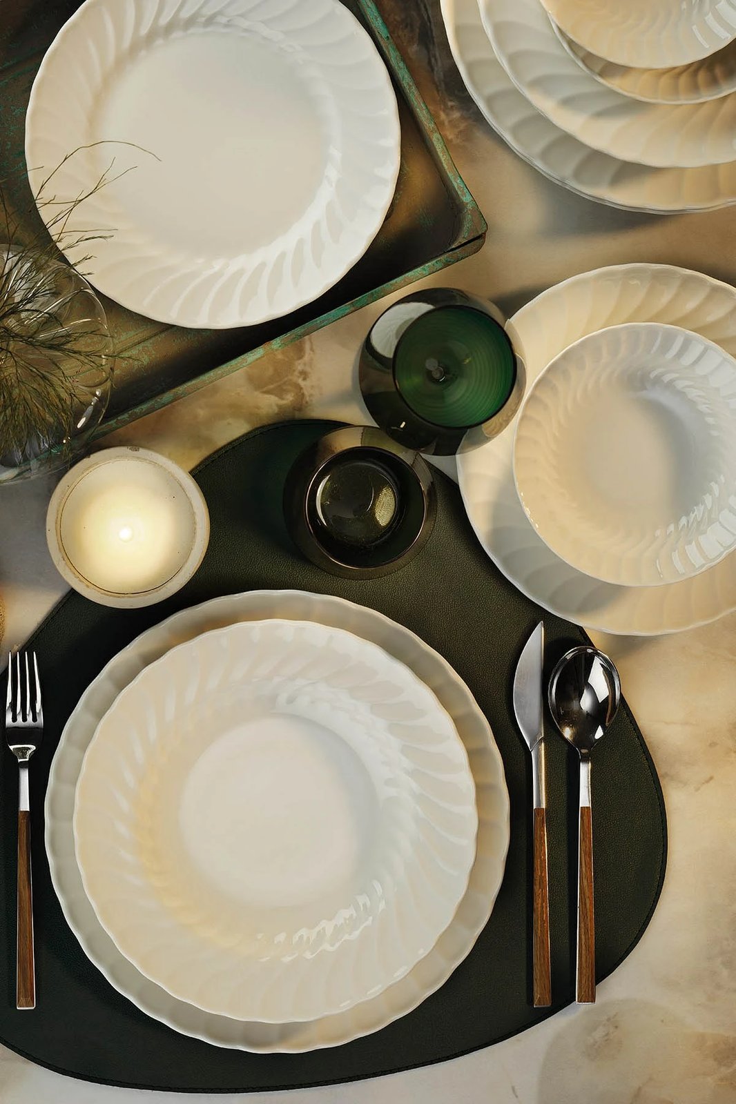 Set enësh për drekë (24 copë), Hermia Concept, BNLY24Y200