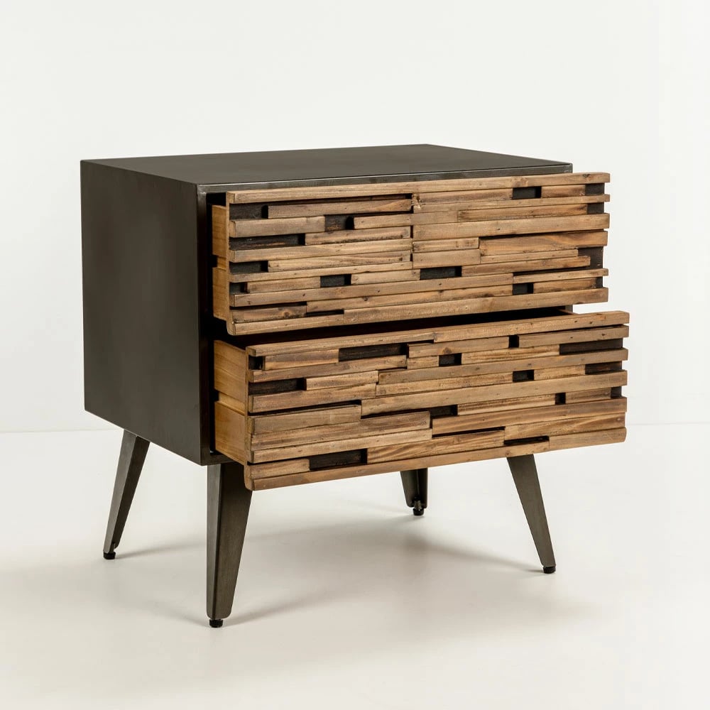 Komodinë Coast, e zezë-natyrale, 55x43x55.5