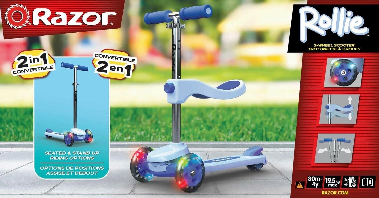 Trotinet për fëmijë Razor Rollie, ngjyrë blu Trotinet për fëmijë Razor Rollie, ngjyrë blu