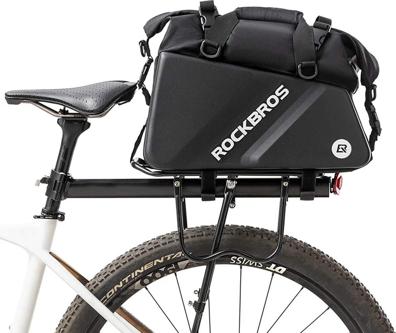 Çantë bagazhi biçiklete Rockbros 30140090001, 11.6L, e zezë
