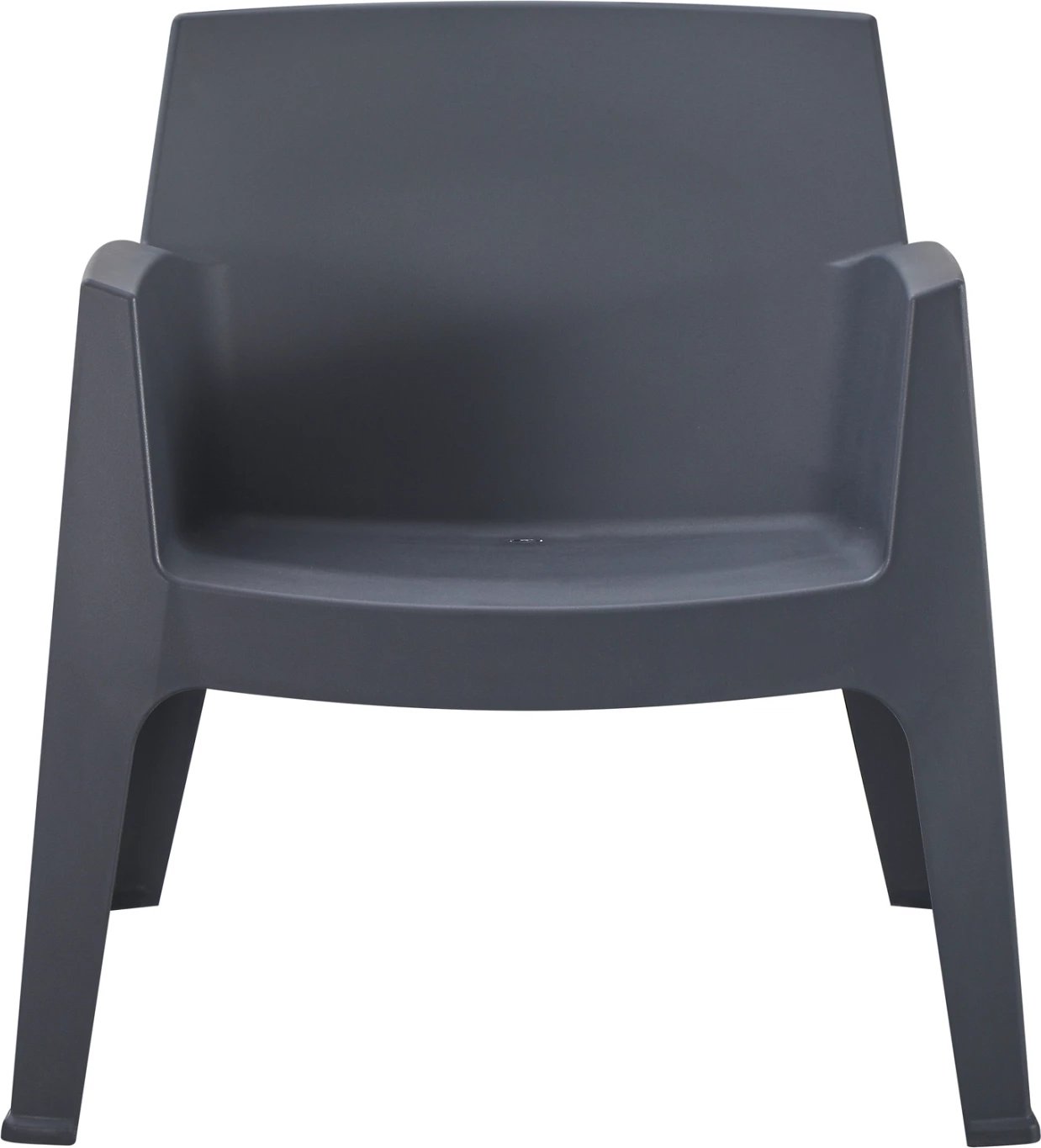 Karrige lounge polipropileni SLEEK, ngjyrë gri, FH6365.10, 62.5x48.5x73cm