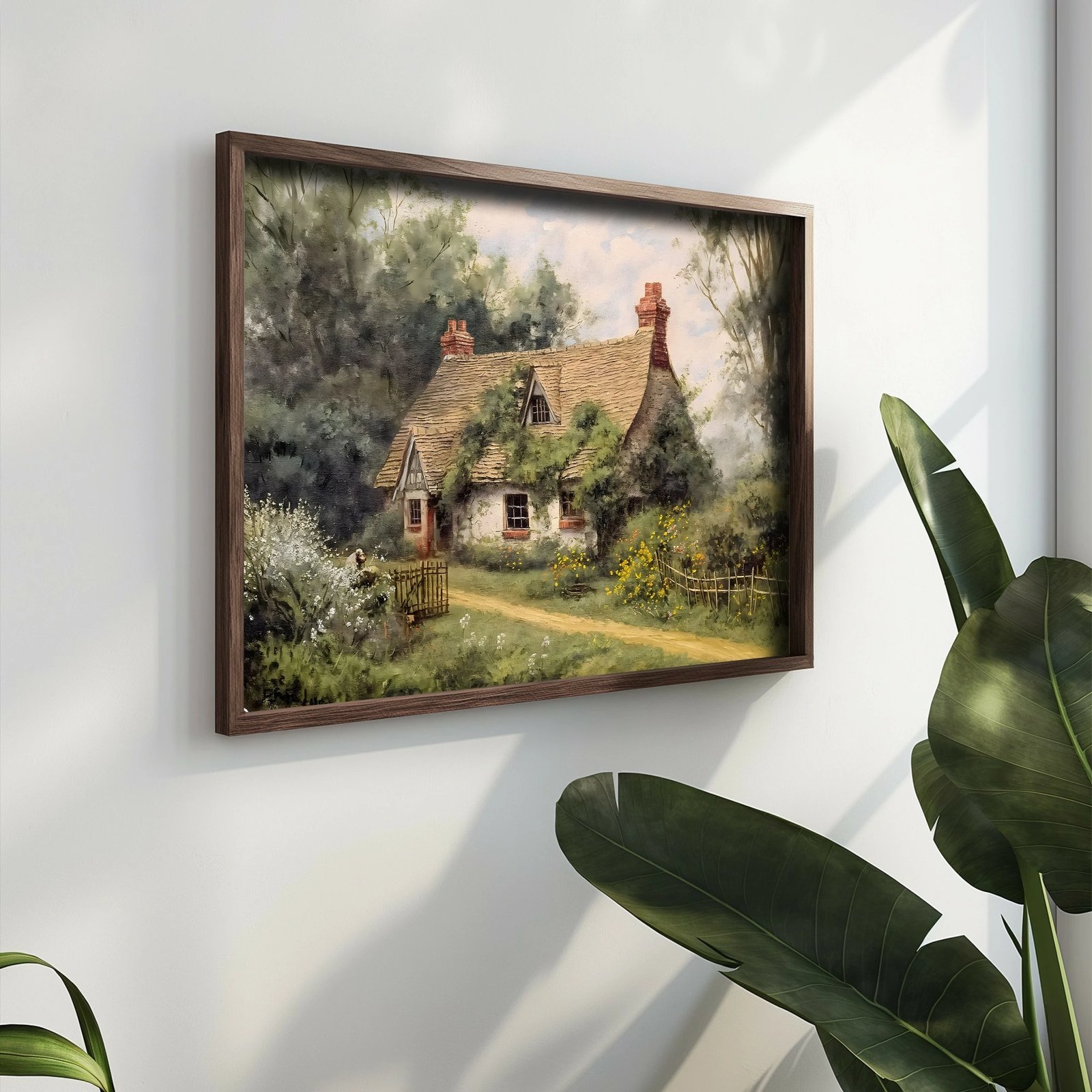 Pikturë dekorative me kornizë MDF, shumëngjyrëshe, Wallity, GE177-L