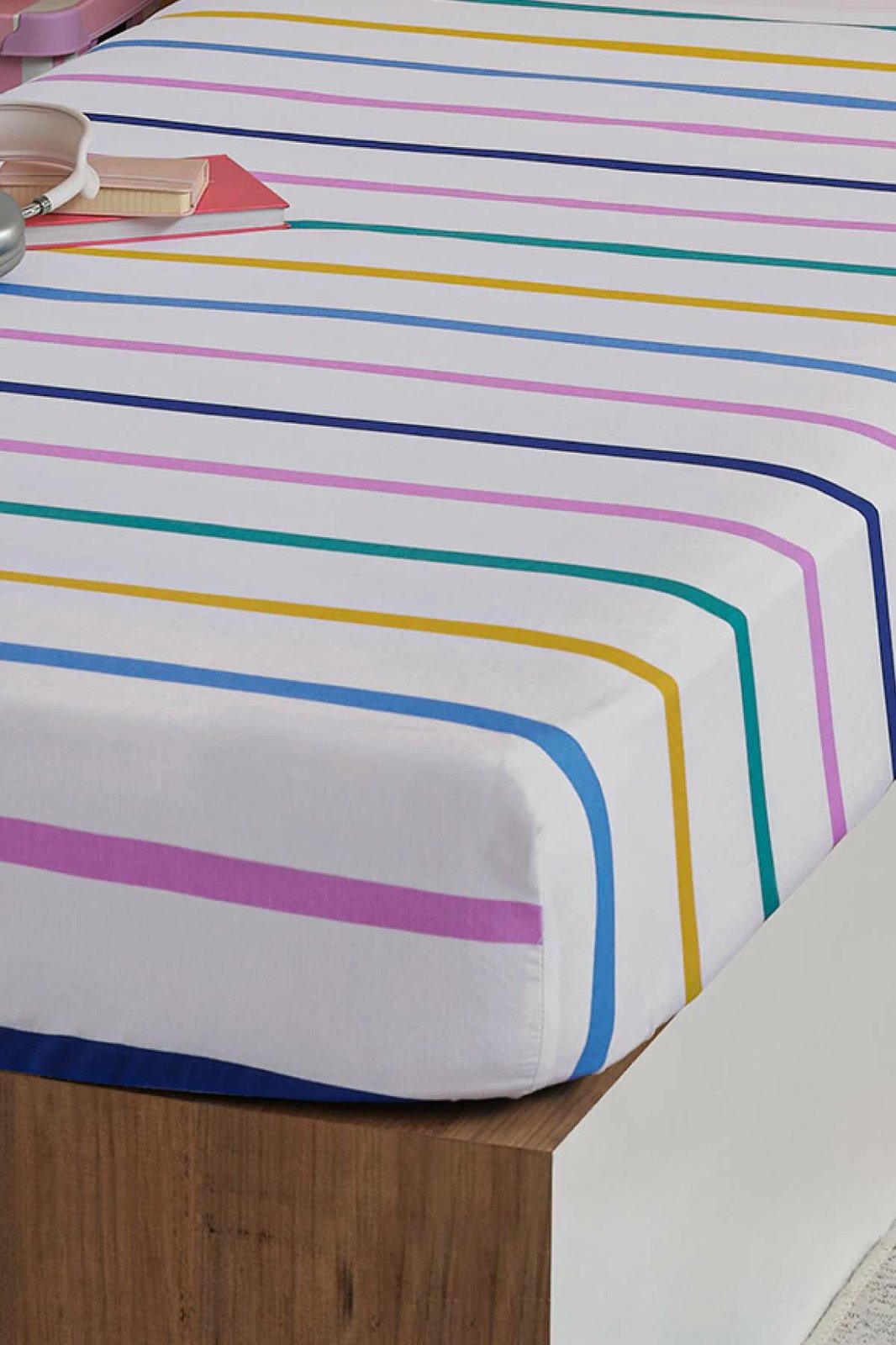 Set çarçafësh njësh, Funny Cizgili, ngjyrë e verdhë